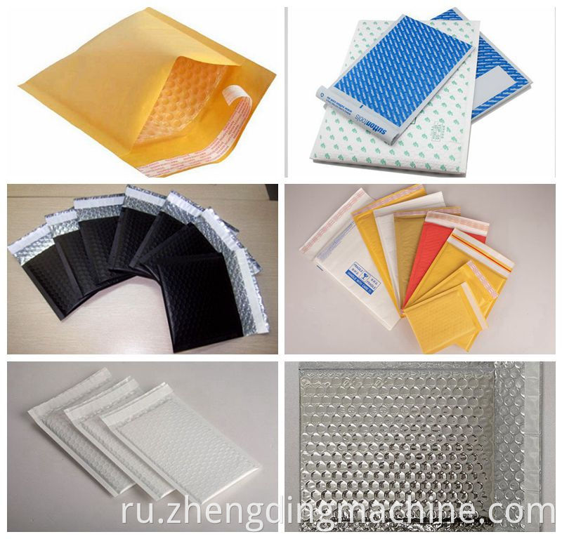 Spot Kraft Paper Bubble Bag Bubble Mailers Lawded Conventes Make Machine